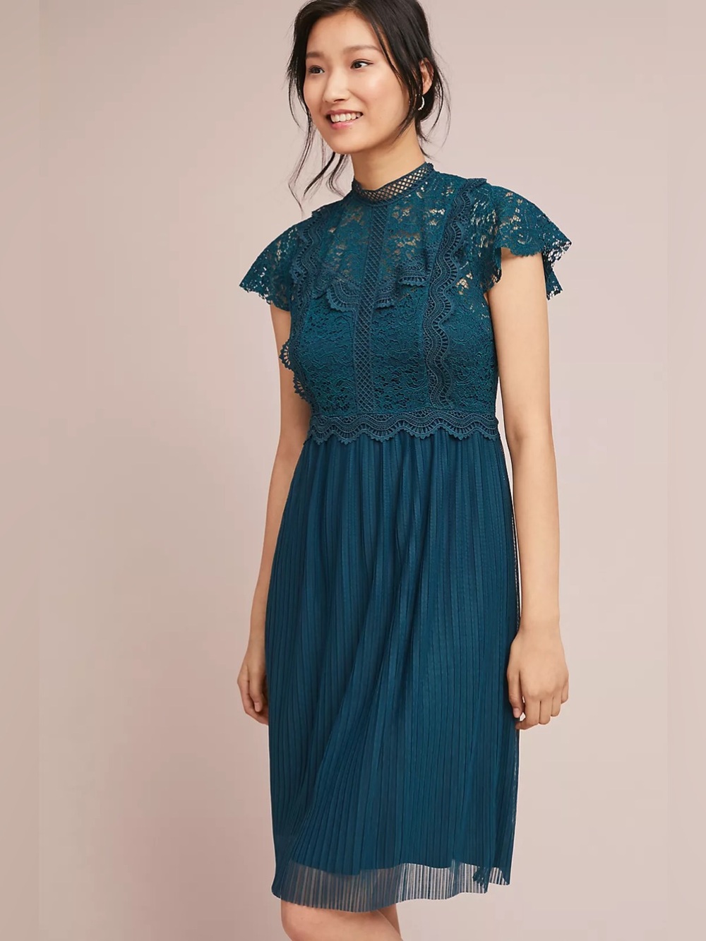 Anthropologie Greenwich Lace Dress